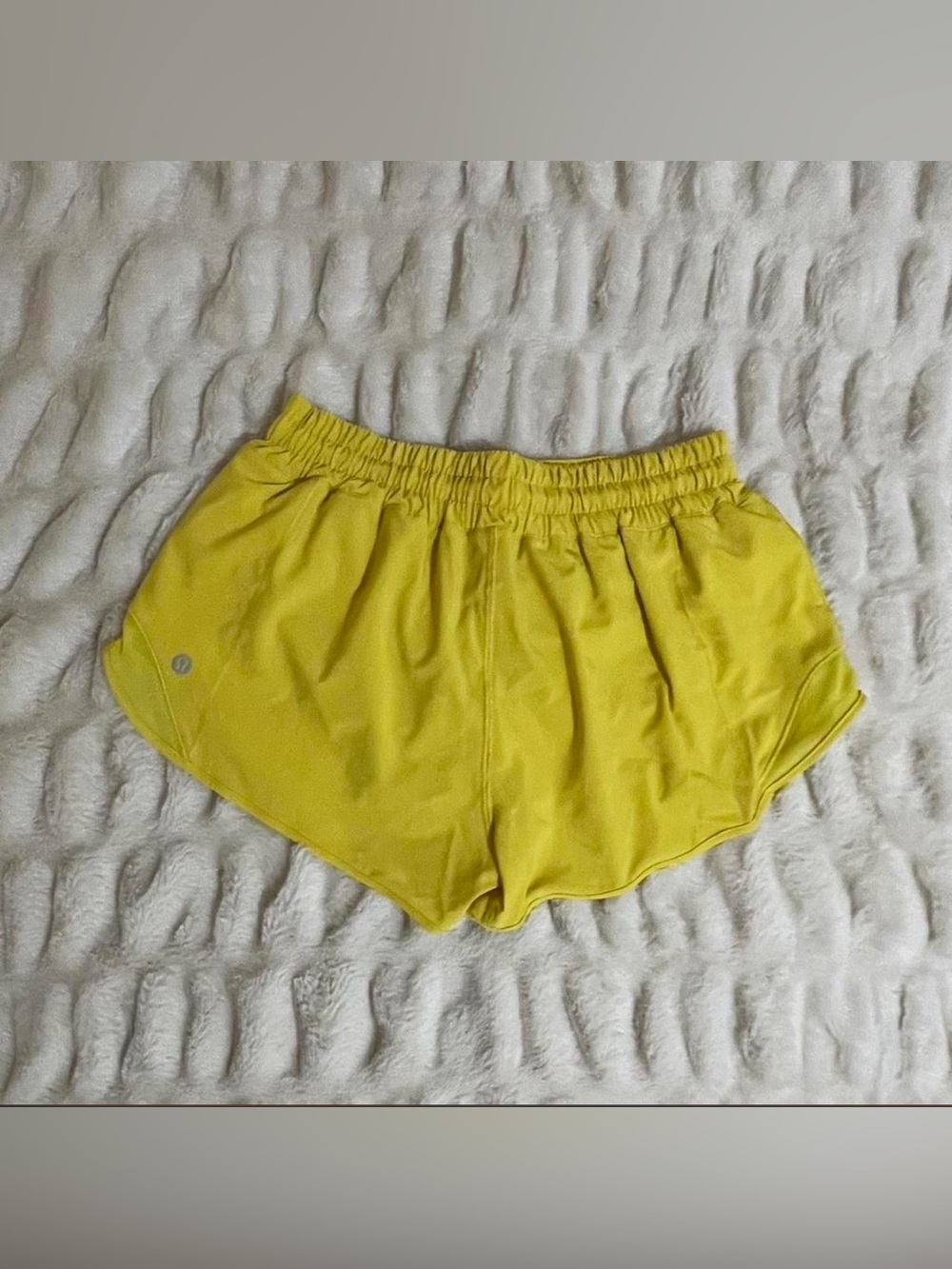lululemon athletica Yellow Women's Running Shorts